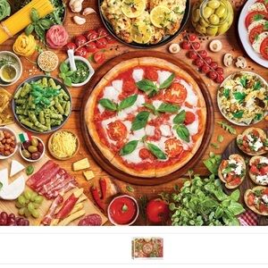 Eurographics 1000 piece puzzle Italian table